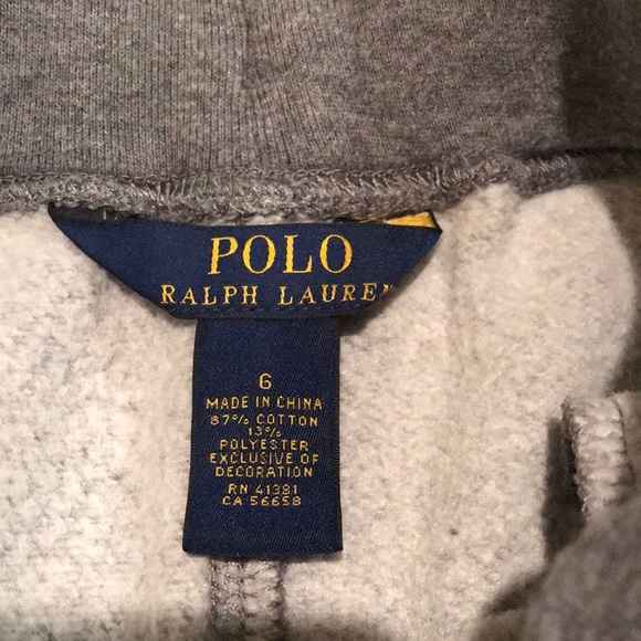Polo boys gray sweatpants - Picture 3 of 3